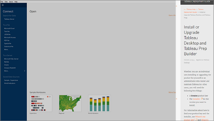 tableau desktop installation