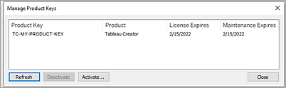 tableau product key download