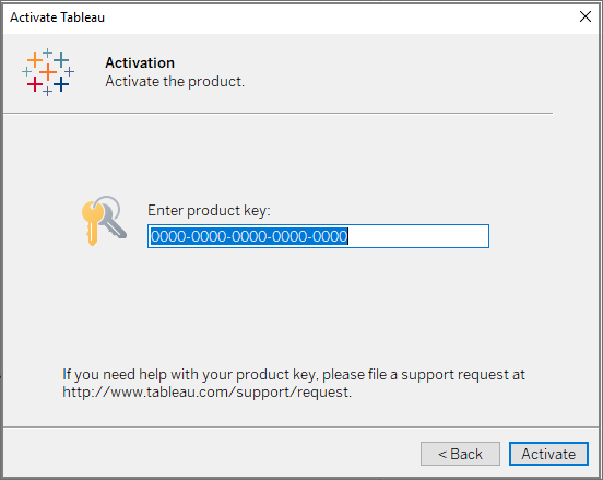 tableau product key for students