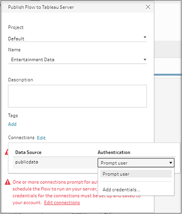 run tableau prep flow from command line