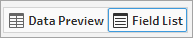 The Field List button on the Tableau Prep Input step.