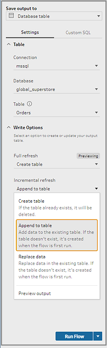 run tableau prep flow from command line