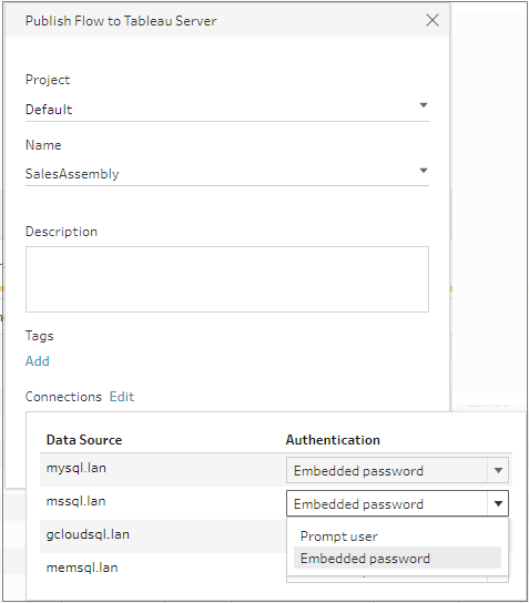 run tableau prep flow from command line