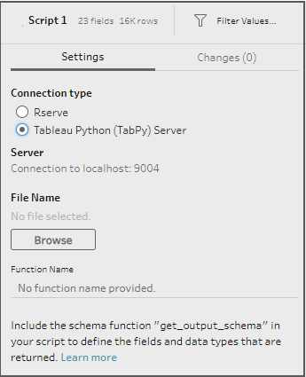 Use Python Scripts In Your Flow Tableau