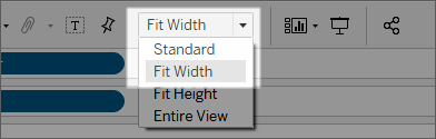 Immagine della posizione del menu a discesa delle dimensioni nella barra degli strumenti