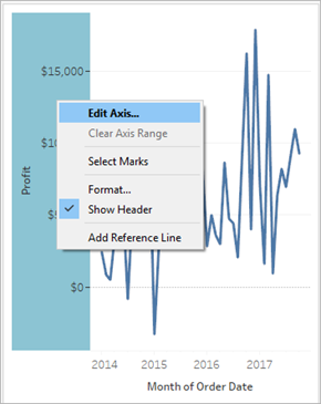 edit axes tableau matplotlib stacked line chart graph break in excel