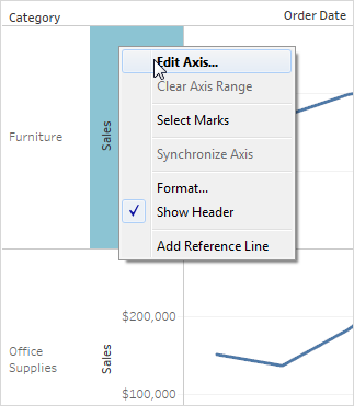 edit axes tableau how to create 2 line graph in excel add horizontal axis title