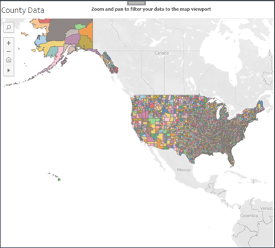 Map viewport zoomed out to show the United States, Canada and part of South America.