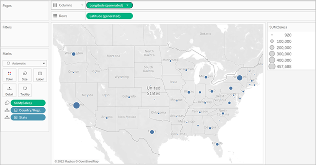 Build A Simple Map Tableau