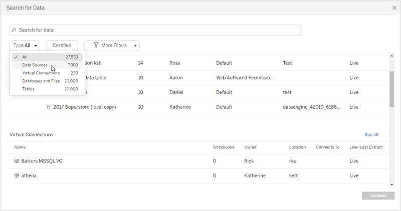 tableau desktop vs server