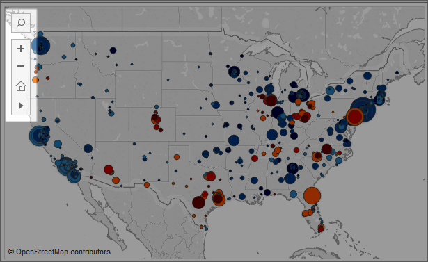 Tableau maps example