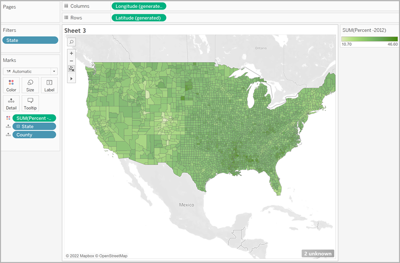 Tableau Filled Map With Points Create Maps That Show Ratio Or Aggregated Data In Tableau - Tableau