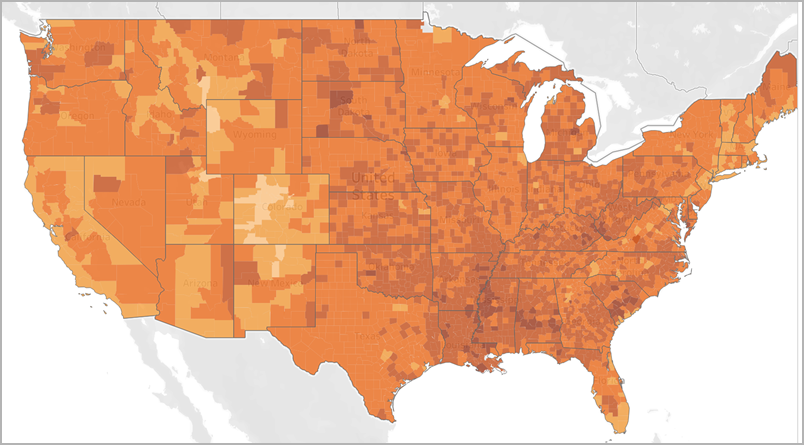 Create Maps that Show Ratio or Aggregated Data in Tableau - Tableau