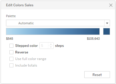 Color Palettes and Effects - Tableau