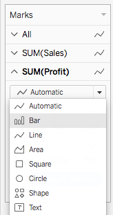 Tableau Combo Chart