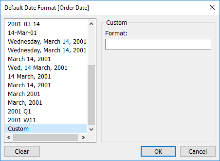 Custom date. Формат datetime. Us Date format. Date of Birth (DD/mm/yyyy). Begin yyyy.