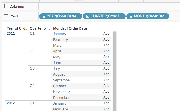 Date Functions Tableau