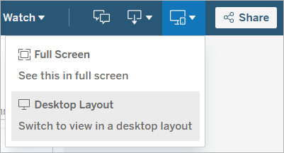 Display options