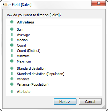 Filter Data from Your Views Tableau