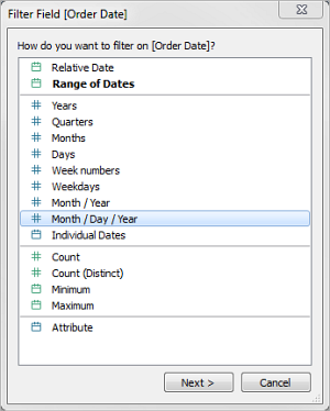 Filter Data from Your Views - Tableau