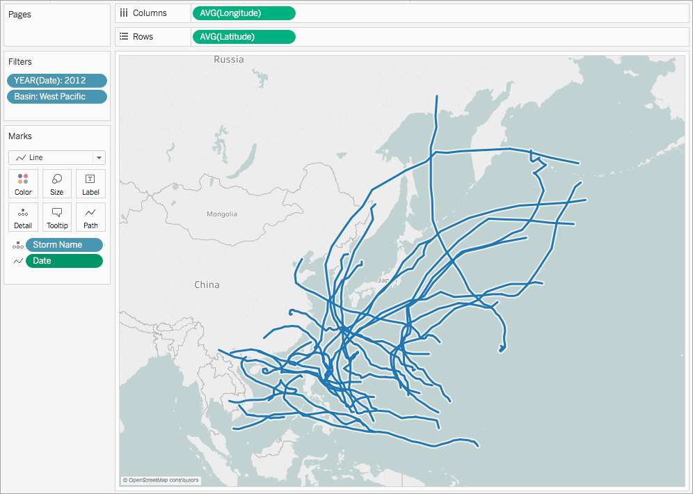 Flow Map In Tableau Create Maps That Show A Path Over Time In Tableau - Tableau