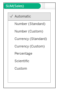 Format Numbers And Null Values Tableau