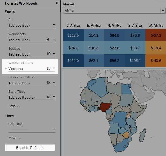 how to install tableau default font