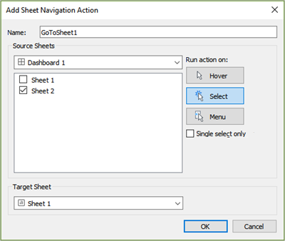 Jump Chart Tableau