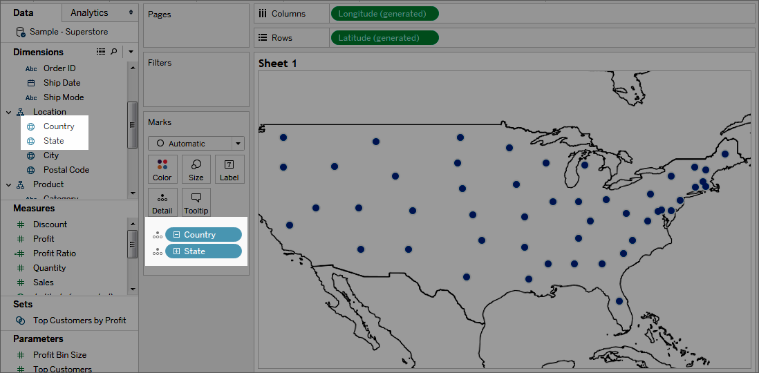 tableau wms url