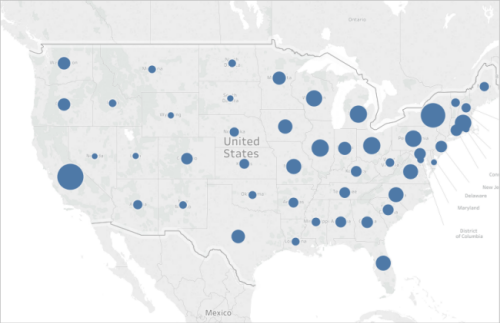 tableau geographical heat map Mapping In Tableau Tableau