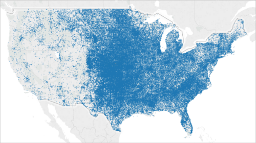 Tableau Geographical Heat Map Mapping In Tableau - Tableau