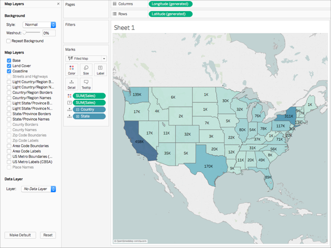 Geo Map In Tableau Get Started Mapping With Tableau - Tableau