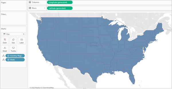 Geo Map In Tableau Build A Simple Map - Tableau