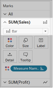 Tableau Bar Chart With Multiple Measures
