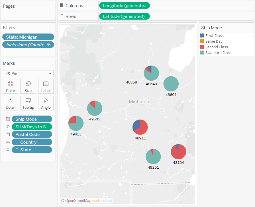 Tableau Zoom In Pie Chart