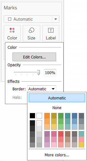 Tableau Bar Chart Border