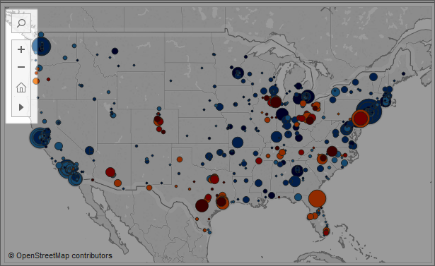 Ejemplo de mapas de Tableau