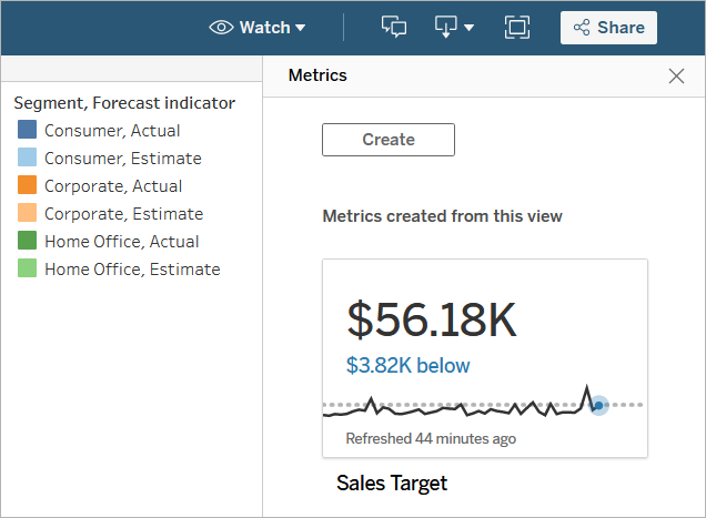 以前のバージョンの Tableau で導入された機能 Desktop および Web 作成 Tableau