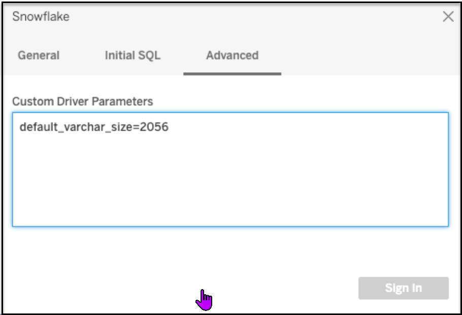 Pop-updialoogvenster Parameter