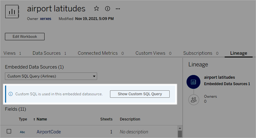 ปุ่มเพื่อแสดงการค้นหา SQL แบบปรับแต่งเอง