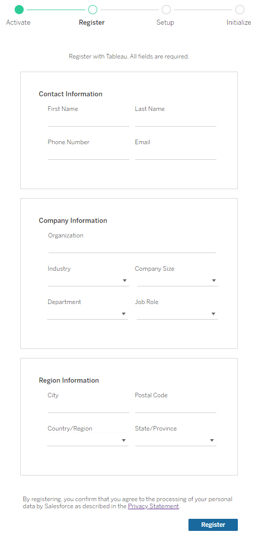 install tableau server university license