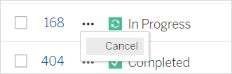 Cancel button.