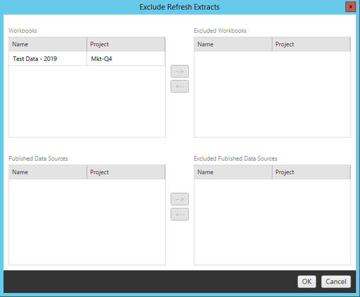 Version control to archive workbooks and published data sources, along with where to archive them to.
