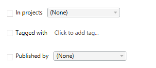 Interface for setting rules based on project tags and publisher for workbook migration.