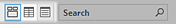 A search bar with icons of a spreadsheet and a search.