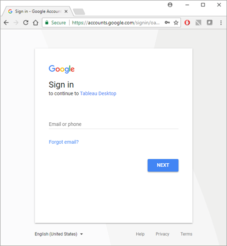 Schermata di accesso a Google Analytics con un campo in cui inserire l’indirizzo e-mail o il numero di telefono.