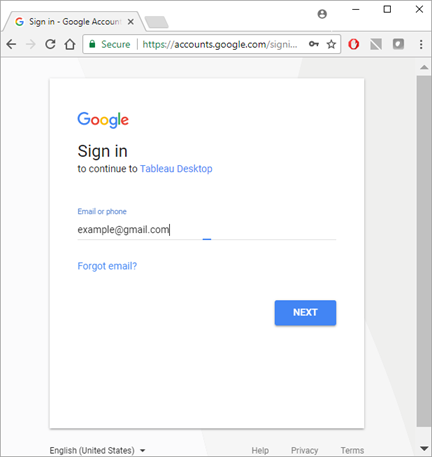 Google 드라이브 로그인 화면입니다.