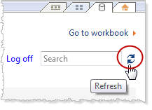 A Refresh icon to the right of a search field.