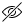 The Hide Custom Views icon, which is an eye with a diagonal line through it.