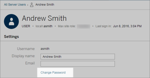 A form to change your password.